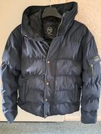 Blauwe heren jas MB maat L, Kleding | Heren, Jassen | Winter, Ophalen of Verzenden, Zo goed als nieuw, Blauw