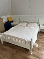 Wit slaapkamer meubelset conpleet, Huis en Inrichting, Slaapkamer | Bedden, Wit, Tweepersoons, Zo goed als nieuw, Hout