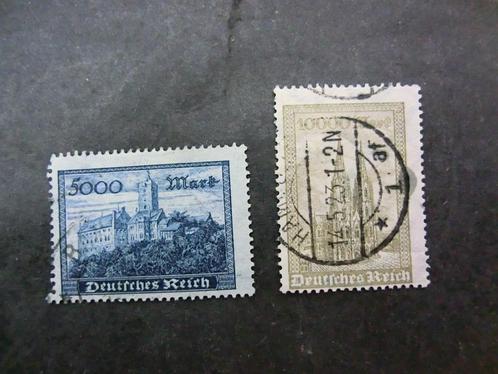 Duitse Rijk serie 260-261 Gestempeld. ( aanbieding ), Postzegels en Munten, Postzegels | Europa | Duitsland, Gestempeld, Overige periodes