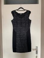 STEPS zwart paarse tweed cocktail jurk dress mt 38, Maat 38/40 (M), Zwart, Ophalen of Verzenden, Zo goed als nieuw