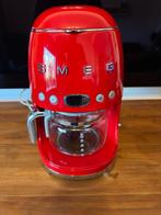 Rode Smeg Koffiezetapparaat, 4 tot 10 kopjes, Zo goed als nieuw, Koffiemachine, Ophalen