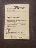 Kreidler Betriebserlaubnis, Fietsen en Brommers, Brommeronderdelen | Kreidler, Ophalen of Verzenden, Nieuw, Overige typen