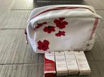 Clarins Toilettas met inhoud, Sieraden, Tassen en Uiterlijk, Toilettassen, Ophalen of Verzenden, Nieuw, Blauw, Dame