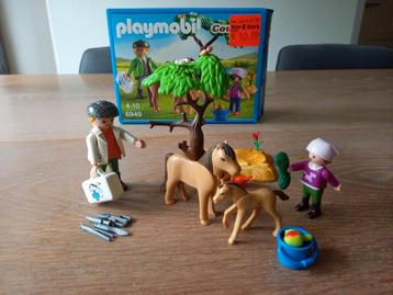Playmobil Dierenarts met pony's en meisje - 6949 COMPLEET  beschikbaar voor biedingen