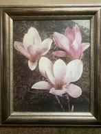 2 mooie bloemenprints met lijsten, Ophalen, Zo goed als nieuw