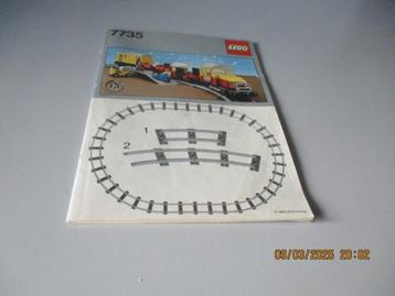 12v 7735 Goederentrein LEGO Bouwboekje in zeer goede staat! beschikbaar voor biedingen