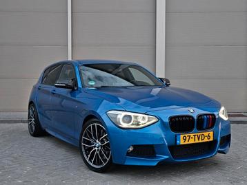 BMW 1-Serie 118I M-pakket 220pk Estoril blue orig NL beschikbaar voor biedingen