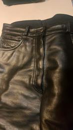 Echt lederen dames broek maat  40/42, Kleding | Dames, Broeken en Pantalons, Zwart, Maat 42/44 (L), Ophalen of Verzenden, Zo goed als nieuw