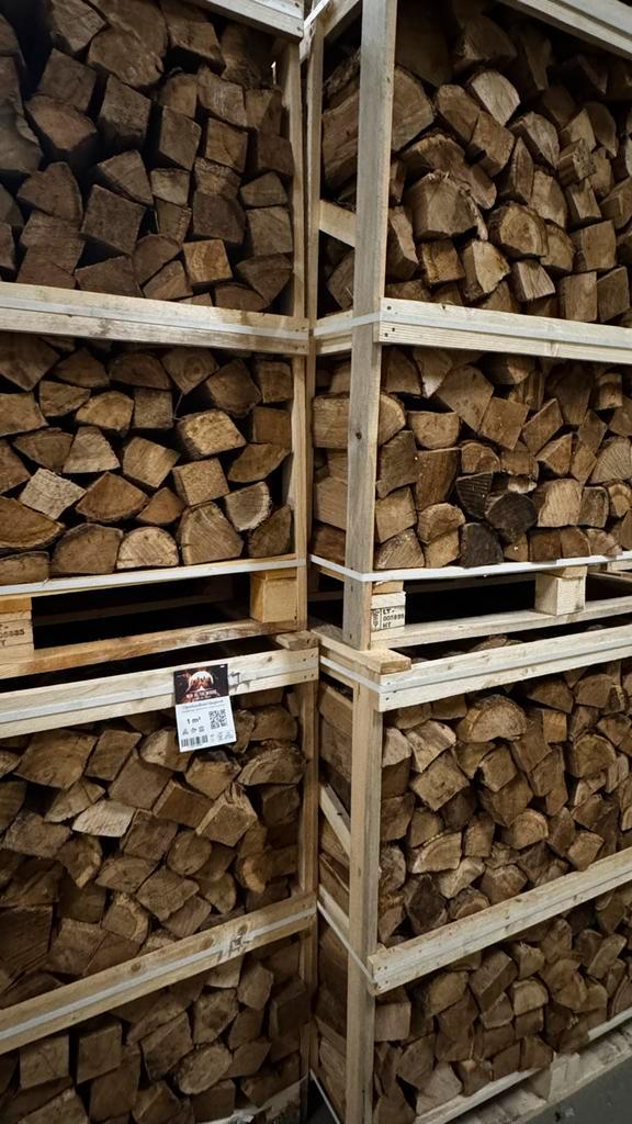 Openhaardhout Eiken & Haagbeuk - Topkwaliteit, Tuin en Terras, Haardhout, Blokken, Eikenhout, Minder dan 3 m³, Verzenden