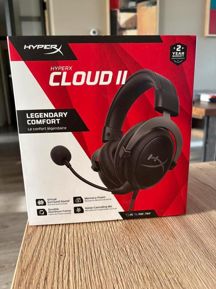 HyperX Cloud 2 Headset Wired, Computers en Software, Headsets, Zo goed als nieuw, Ophalen of Verzenden
