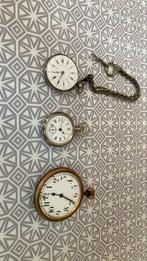 Oude horloge 3 x, Antiek en Kunst, Ophalen of Verzenden
