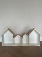 Houten huisjes decoratie babykamer, Ophalen of Verzenden, Zo goed als nieuw