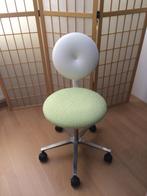 Tabouret stoel met rugleuning, Ophalen, In hoogte verstelbaar, Zo goed als nieuw, Overige materialen