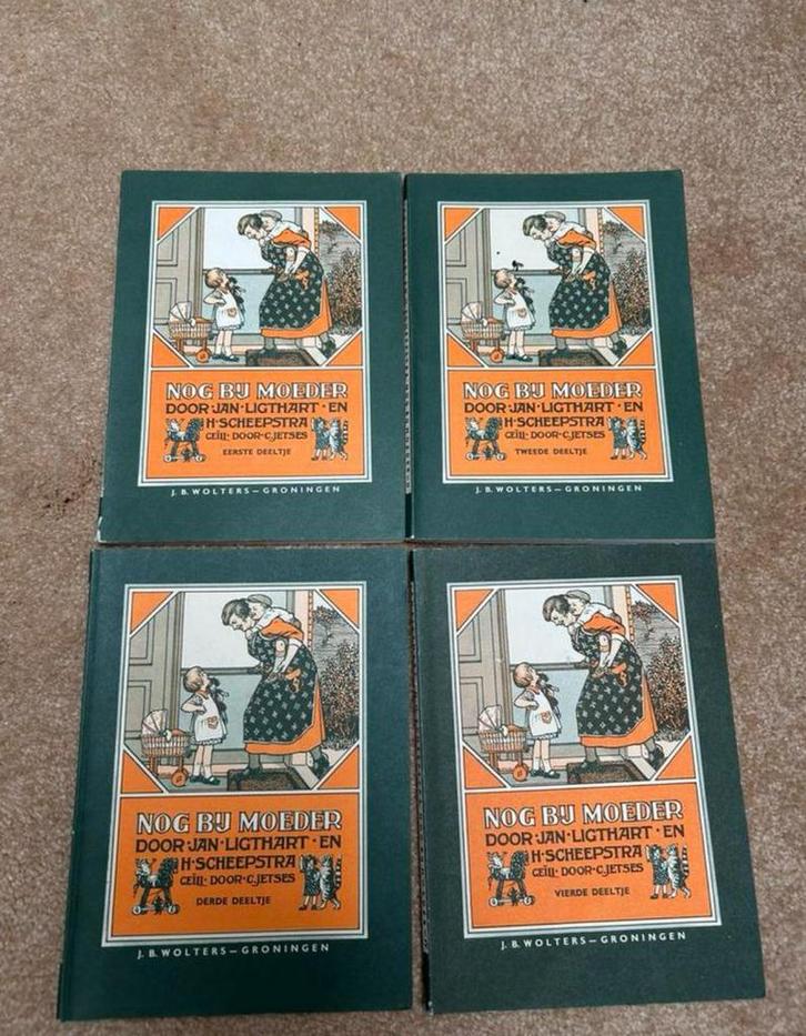 Te Koop: Jan Ligthart “Nog bij moeder”, Antiek en Kunst, Antiek | Boeken en Bijbels, Ophalen of Verzenden