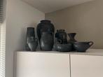 Mooie keramische potten collectie, Huis en Inrichting, Ophalen, Gebruikt, Zwart, Aardewerk of Porselein