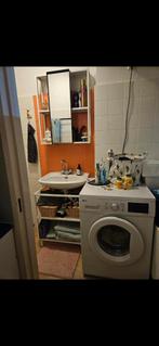 Ikea Enhet spiegelkast wit/zwart, Spiegelkast, Ophalen of Verzenden, Zo goed als nieuw, Minder dan 100 cm