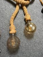 Touwlampen, Huis en Inrichting, Lampen | Hanglampen, Ophalen, Zo goed als nieuw, 75 cm of meer
