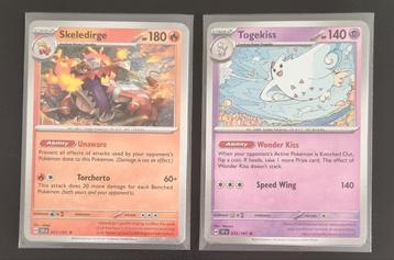 Pokemon Skeledirge & Togekiss Como Holo beschikbaar voor biedingen