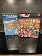 Puzzel Adventskalender Set - Jan van Haasteren & Wasgij, Ophalen of Verzenden, Minder dan 500 stukjes, Nieuw, Legpuzzel