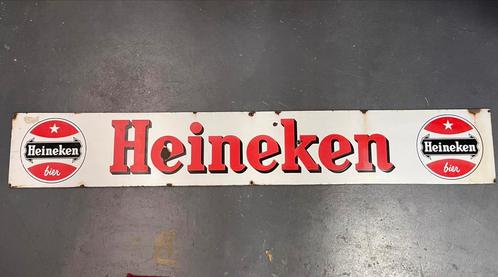Emaille Groot Heineken Bord !, Antiek en Kunst, Antiek | Emaille, Ophalen