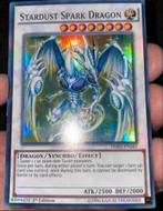 Yu-Gi-Oh! Stardust Spark Dragon HSRD 1st Edition !, Hobby en Vrije tijd, Verzamelkaartspellen | Yu-gi-Oh!, Verzenden, Gebruikt