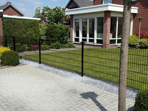 hekwerk dubbelstaafmatten nieuw scherp geprijsd, Tuin en Terras, Tuinhekken en Hekwerk, Nieuw, Dubbelstaafmat hekwerk, IJzer, Met poort