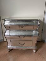 Zilveren Nachtkastje/Bijzettafel - Goede Staat, Ophalen, Overige materialen, Gebruikt, Minder dan 45 cm