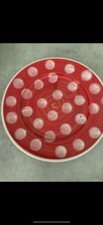 Vintage polka dot bord, Ophalen of Verzenden, Zo goed als nieuw, Overige stijlen, Bord(en)