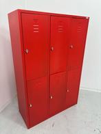 Lockerkast 3-delig 6-deurs - Vuurrood | PovagTweedeLeven, Huis en Inrichting, Kasten | Lockerkasten, Ophalen of Verzenden, Nieuw