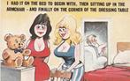 Ansichtkaart, Engelse humor, the bed to begin  (234), Verzenden, 1980 tot heden, Overige thema's