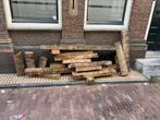 Tropisch hard hout gratis ophalen, Doe-het-zelf en Verbouw, Hout en Planken, Ophalen, Zo goed als nieuw, Steigerhout, Balk