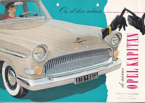 Opel Kapitän autofolder uit 1956, Boeken, Auto's | Folders en Tijdschriften, Gelezen, Opel, Verzenden