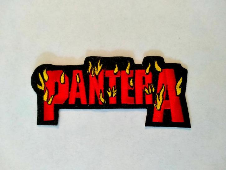 Pantera metal hardrock muziek logo kleding embleem patch, Verzamelen, Muziek, Artiesten en Beroemdheden, Nieuw, Kleding, Ophalen of Verzenden