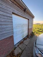 Witte Garagedeur, Doe-het-zelf en Verbouw, Deuren en Horren, Gebruikt, 120 cm of meer, Garagedeur, Ophalen of Verzenden