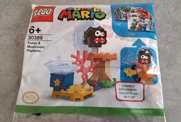 LEGO Mario 30389 Fuzzy & Mushroom Platform beschikbaar voor biedingen
