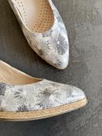 J99 Gabor maat 38,5 leren sleehak pumps schoenen hak leer, Kleding | Dames, Schoenen, Wit, Gabor, Ophalen of Verzenden, Zo goed als nieuw