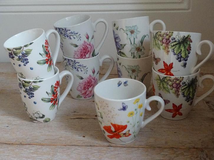 Mokken, Janneke Brinkman, SEASONS, zo goed als nieuw, Huis en Inrichting, Keuken | Servies, Zo goed als nieuw, Kop(pen) en/of Schotel(s)