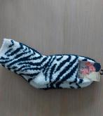 Nieuwe Zachte Bedsokken * Wit & Donkerblauw, Kleding | Dames, Sokken en Kousen, Sokken en Kniesokken, Verzenden, Wit, Nieuw