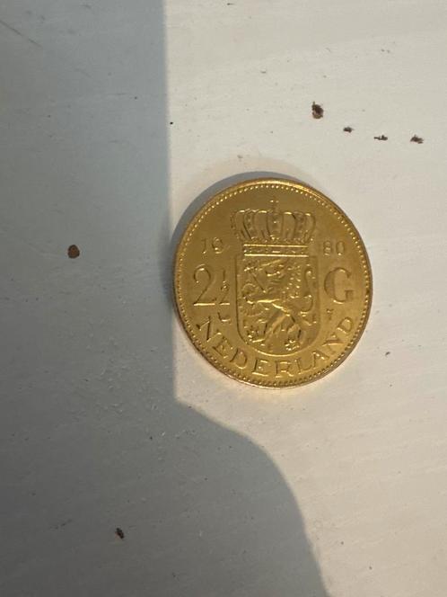 2½ Gulden 1980 - Koningin Juliana -, Postzegels en Munten, Munten | Nederland, Losse munt, 2½ gulden, Koningin Juliana, Goud, Ophalen of Verzenden