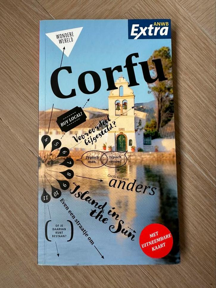 Corfu reisgids ANWB extra, Boeken, Reisgidsen, Zo goed als nieuw, Reisgids of -boek, Europa, ANWB, Ophalen of Verzenden