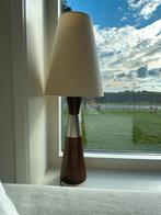 Vintage Houten Tafellamp, Ophalen, Gebruikt, Hout, 100 tot 150 cm