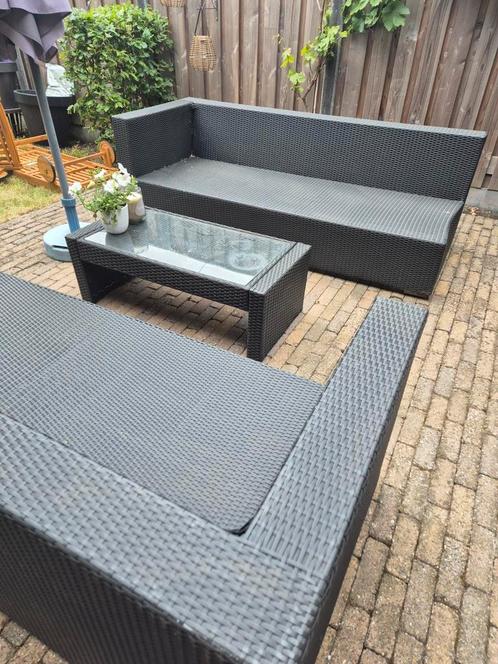 Bellagio loungebank, Tuin en Terras, Tuinsets en Loungesets, Gebruikt, Kunststof, Bank, Ophalen