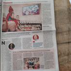 Sinterklaasjournaal Krantenartikel Pietje Paniek, Ophalen of Verzenden, 1980 tot heden, Nederland, Knipsel(s)