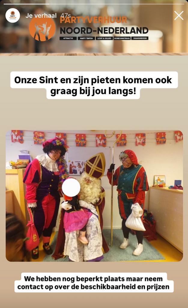 Sint en piet bezoek!, Diversen, Sinterklaas, Zo goed als nieuw, Ophalen of Verzenden