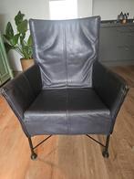 Montis Charly fauteuil aubergine, Gerard van den Berg, Huis en Inrichting, Ophalen, Gebruikt, 50 tot 75 cm, Leer