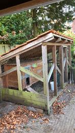 Kippenren en nachthok / kippenhok, Dieren en Toebehoren, Vogels | Hokken en Kooien, Overige typen, Gebruikt, Hout, Ophalen