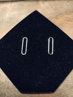 Zilveren Oorbellen Paperclip - Nieuw! 🎄🎁, Sieraden, Tassen en Uiterlijk, Hangers, Nieuw, Ophalen of Verzenden, Zilver
