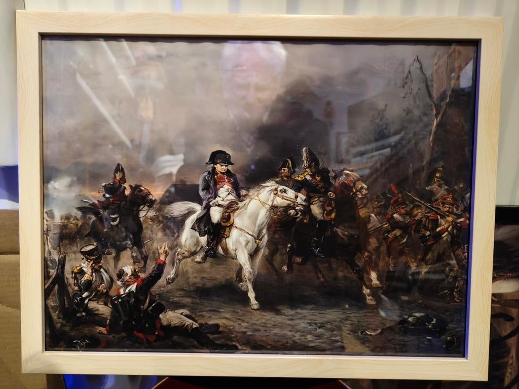 Napoleon Bonaparte te velde.., Verzamelen, Militaria | Algemeen, Ophalen of Verzenden, Landmacht, Nederland, Foto of Poster