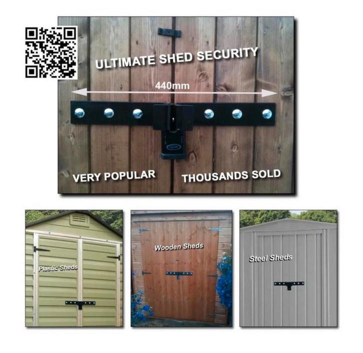 Beveiligingshasp voor slot beveiliging schuur garage poort, Tuin en Terras, Tuinhuizen, Nieuw, Ophalen of Verzenden