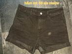 Zwarte korte broek H&M mt 38, als nieuw, Maat 38/40 (M), H&M, Kort, Zwart